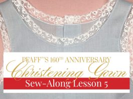 pfaff sew-along lesson 5