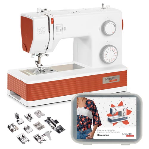 Bernette B05 Crafter Sewing Machine with Bonus Bundle
